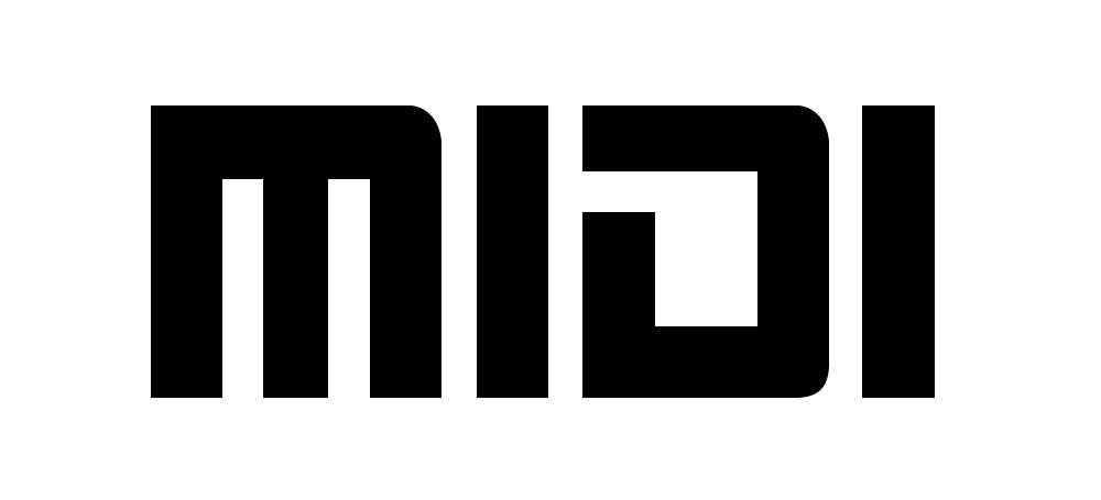 1983年發表的的MIDI（樂器數位介面）（圖片來源：維基百科）