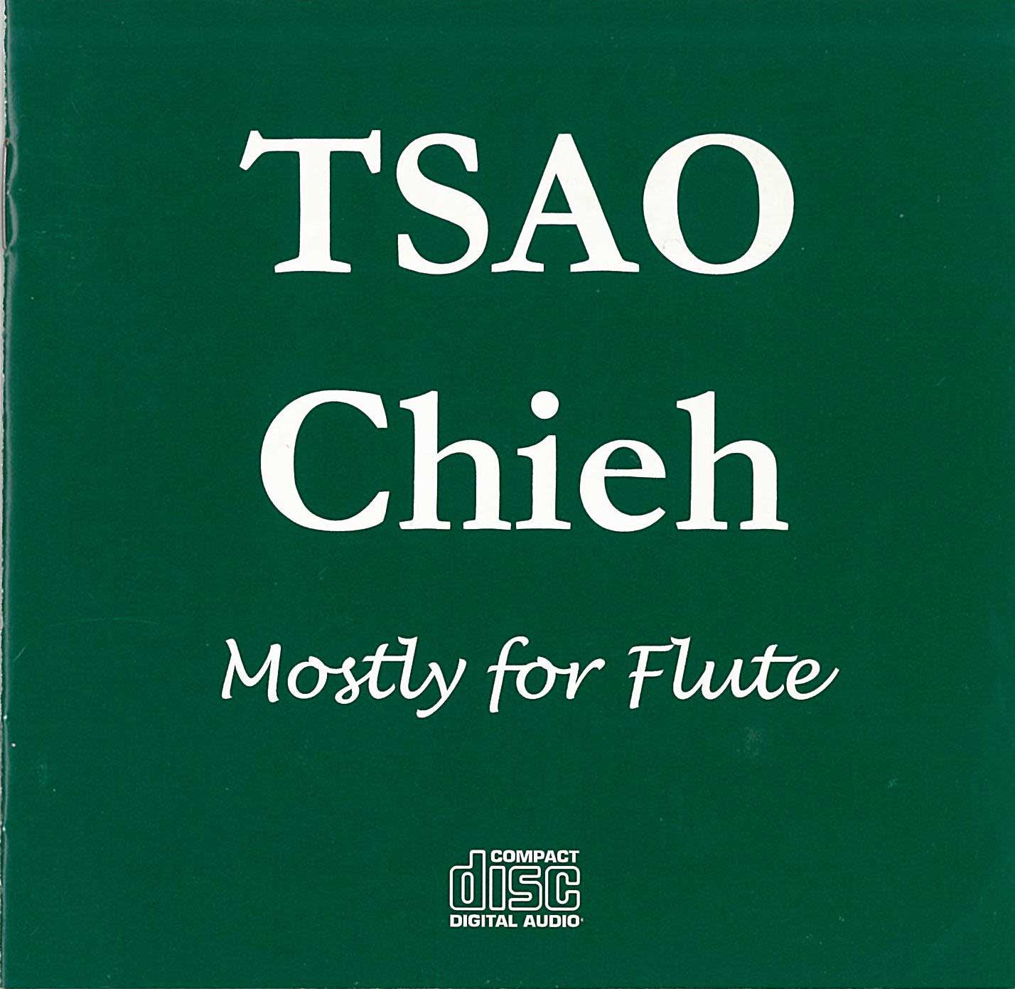 曹節—《主要為長笛而作》（獨立發行），光碟與光碟盒，2001。王文偉收藏